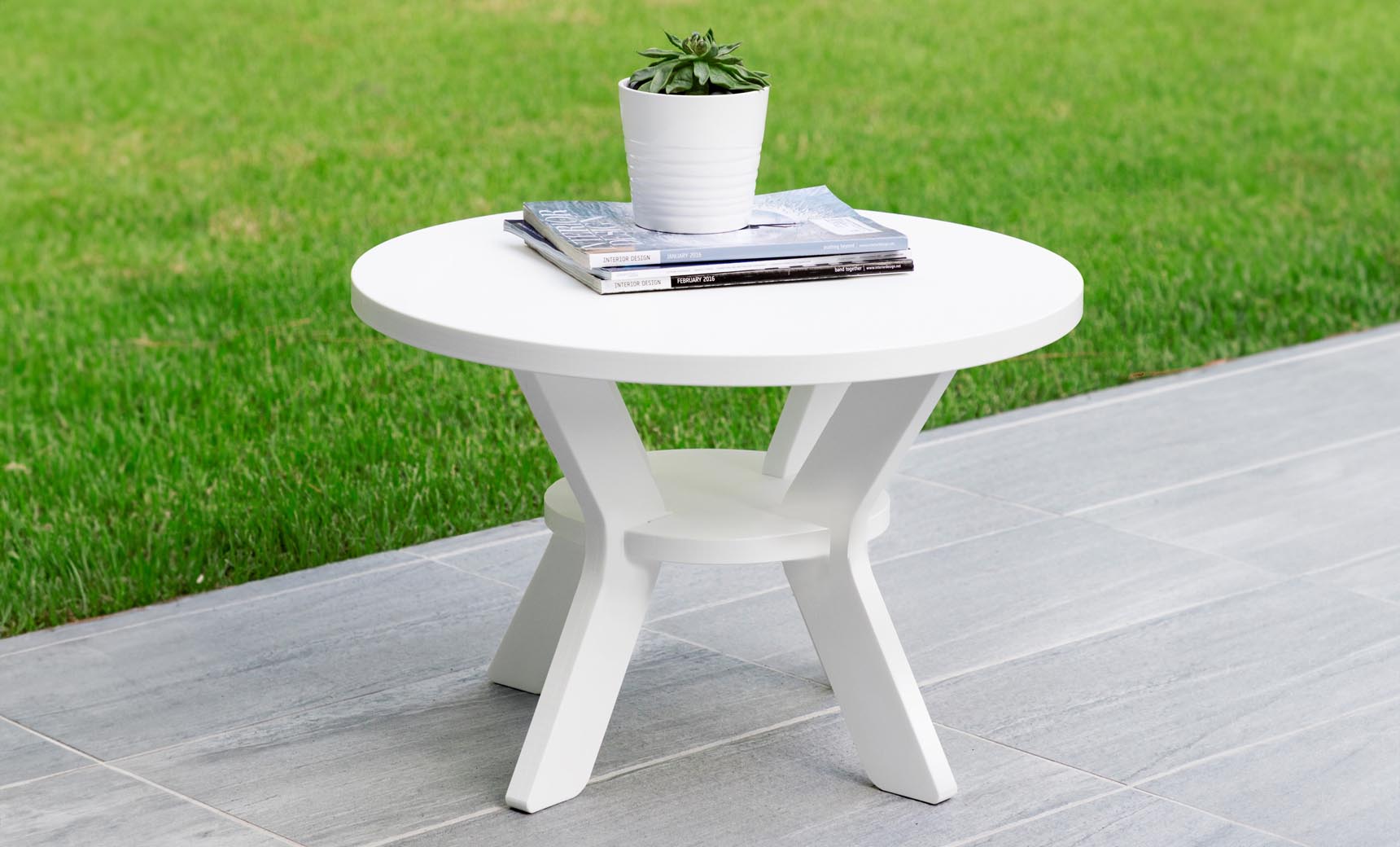 Ledge Mainstay Round Side Table