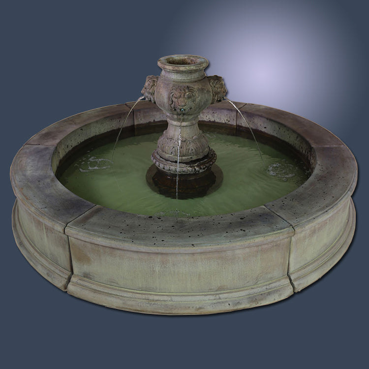 Serene Madrid Leones Easy Pond Fountain
