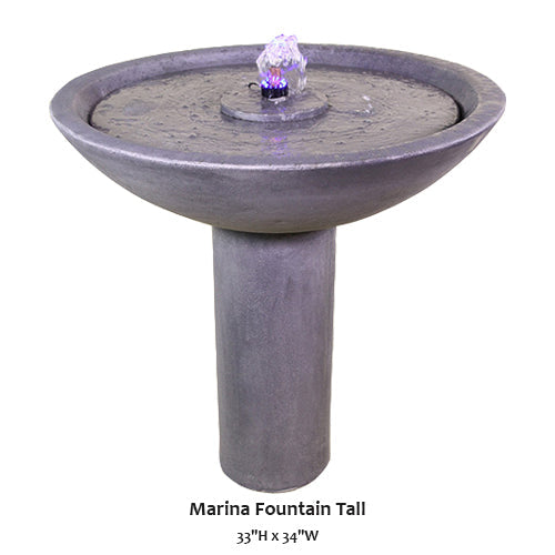 Elegant Tall Marina Fountain