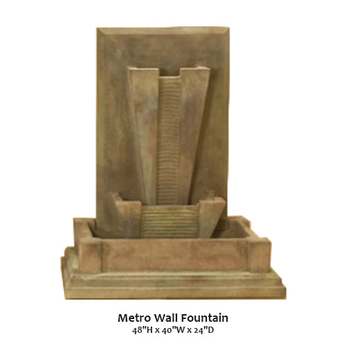 Elegant Metro Wall Fountain for a Serene Ambiance
