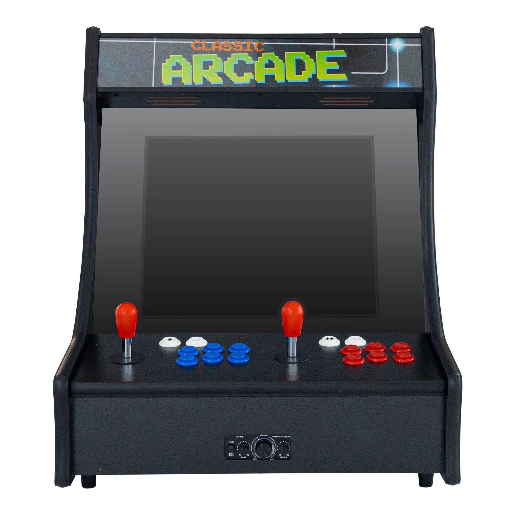 Creative Arcades 2P Mini Arcade Machine - 19" LCD | Portable Tabletop Arcade