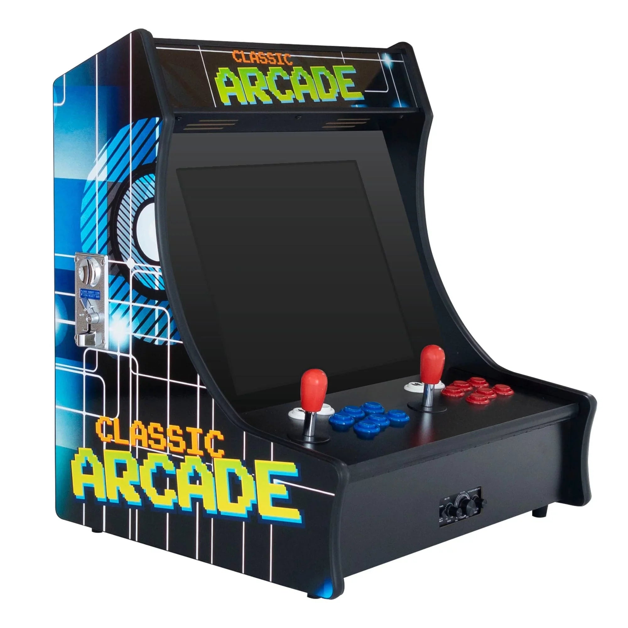 Creative Arcades 2P Mini Arcade Machine - 19" LCD | Portable Tabletop Arcade