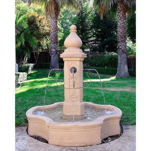 Elegant Monaco Pond Fountain with Stunning Spouts