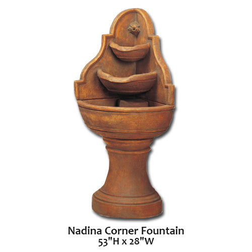 Elegant Nadina Corner Fountain for Serene Spaces
