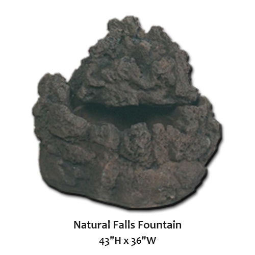 Serene Natural Falls Fountain for Tranquil Outdoor Spaces