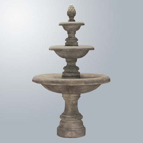 Elegant Newcastle Three-Tier Outdoor Water Fountain