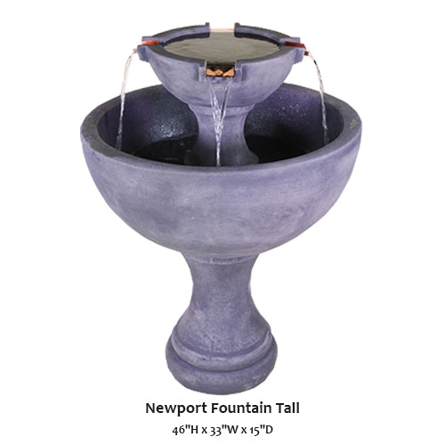 Elegant Newport Tall Fountain