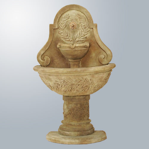Elegant Oliva Outdoor Wall Water Fountain with Spout