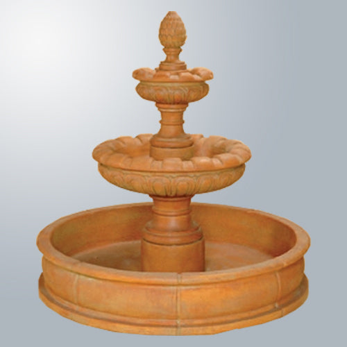 Elegant Two-Tier Fountain for Your Patio Oasis
