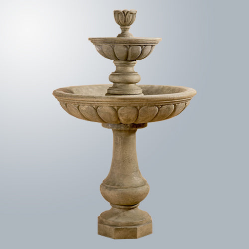 Elegant Peotta Two-Tier Water Fountain