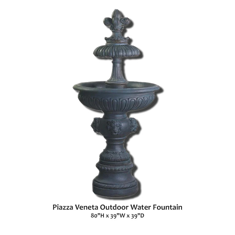 Stunning Piazza Veneta Outdoor Water Fountain – Transform Your Garden Oasis!