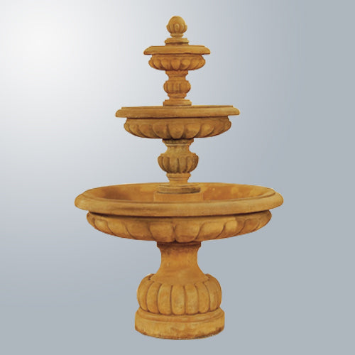 Elegant Provence Three-Tier Outdoor Fountain