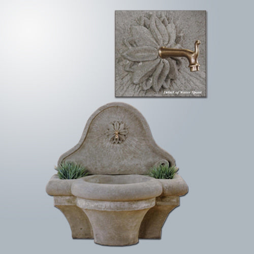Elegantly Designed Provence Wall Fountain with Spout