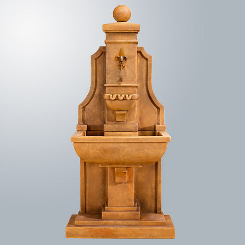 Elegant Provenza Wall Fountain with Exquisite Spouts