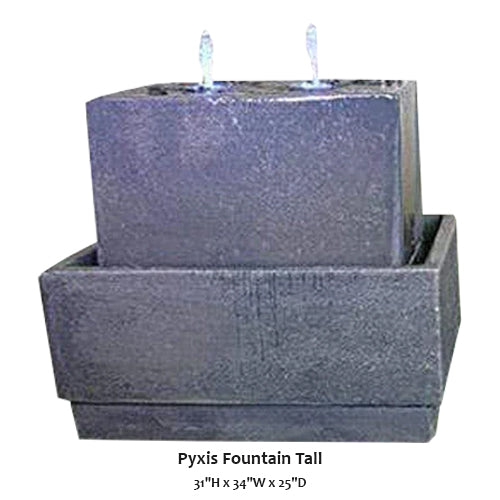 Elegant Pyxis Tall Fountain for Stunning Outdoor Ambiance