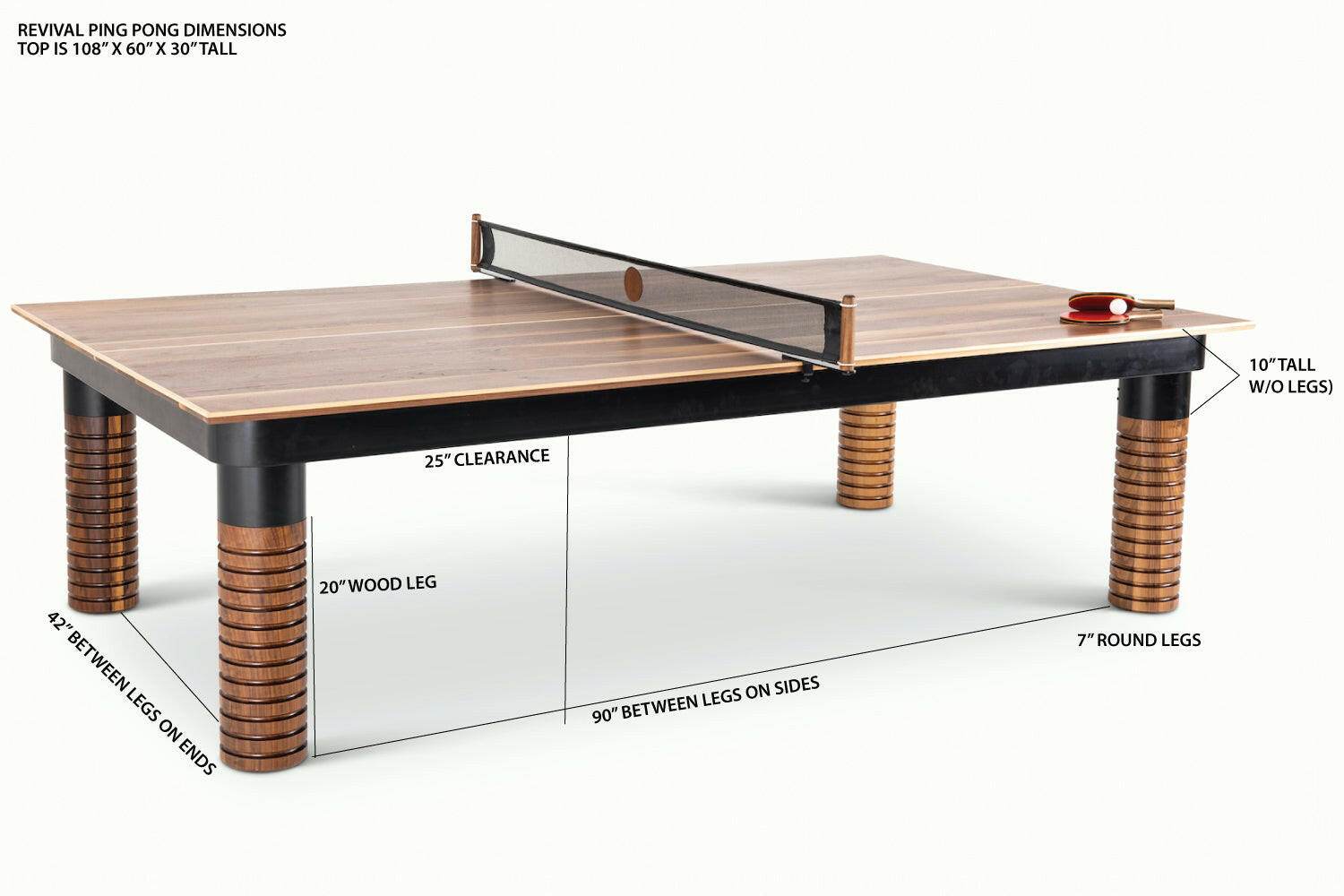 Revival Indoor Ping Pong Table
