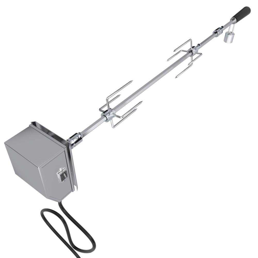 Sunstone Grills Ruby Stainless Steel Rotisserie Kit w/Mounting Bracket-ROTK