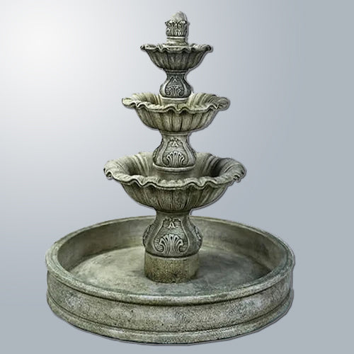 Regina Elegant Three-Tier Garden Pond Fountain