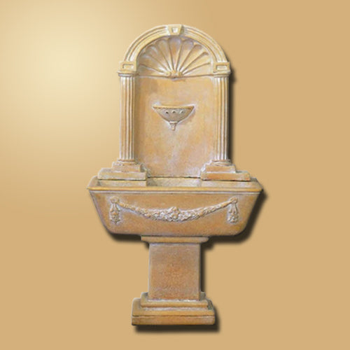 Elegant Renaissance Outdoor Wall Fountain