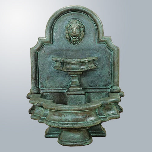 Elegant Rialto Lion Outdoor Wall Fountain for Your Garden