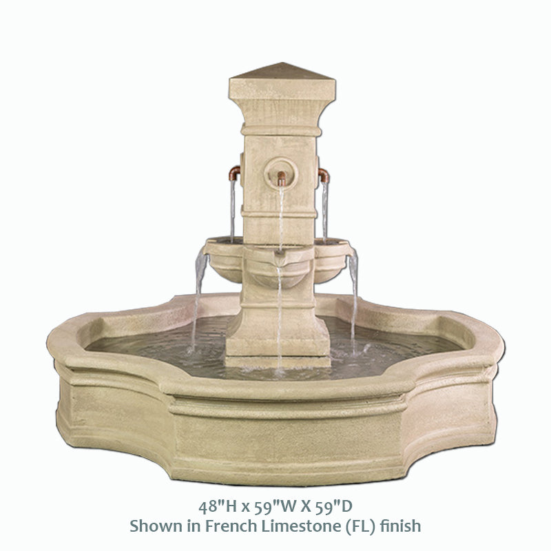 Enchanting Rialto Monaco Pond Fountain