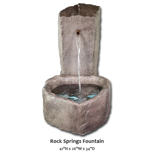 Enchanting Rock Springs Water Fountain