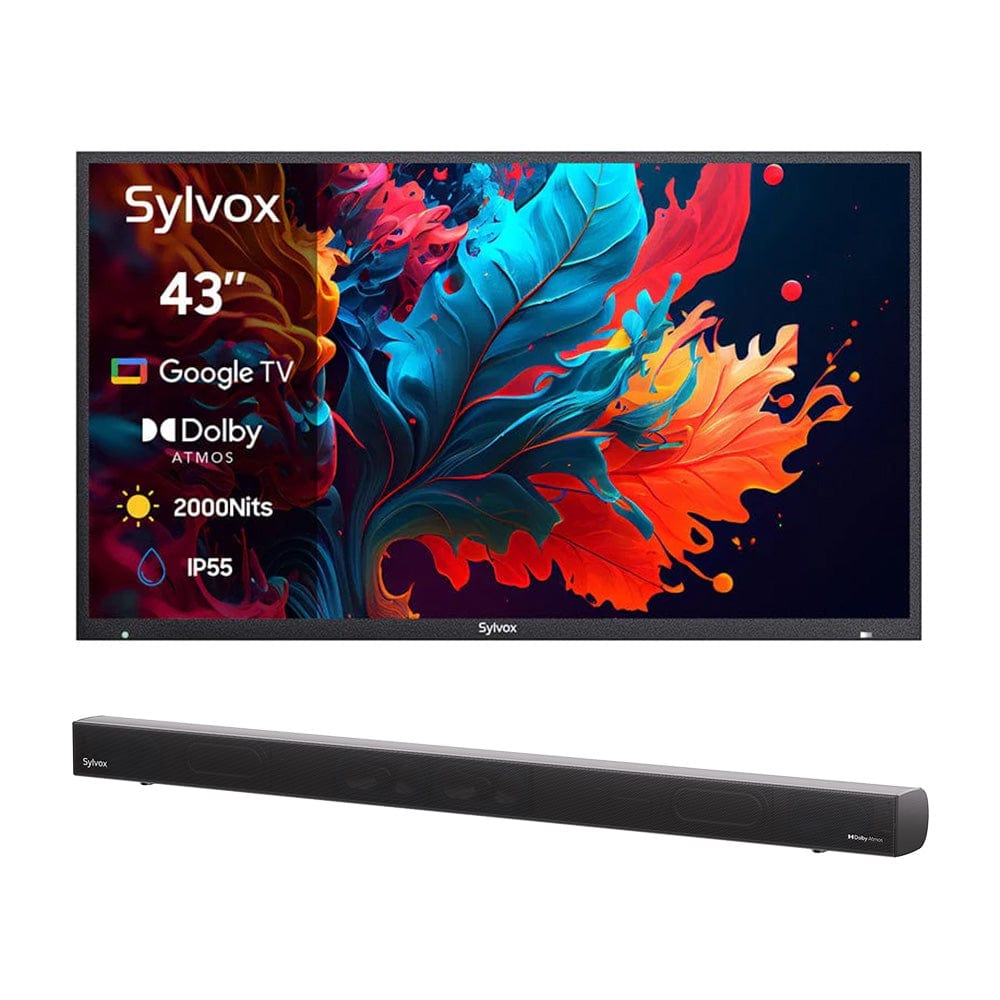 43" Premium QLED Google Outdoor TV - 2024 Pool Pro QLED 2.0 Series(NEW)