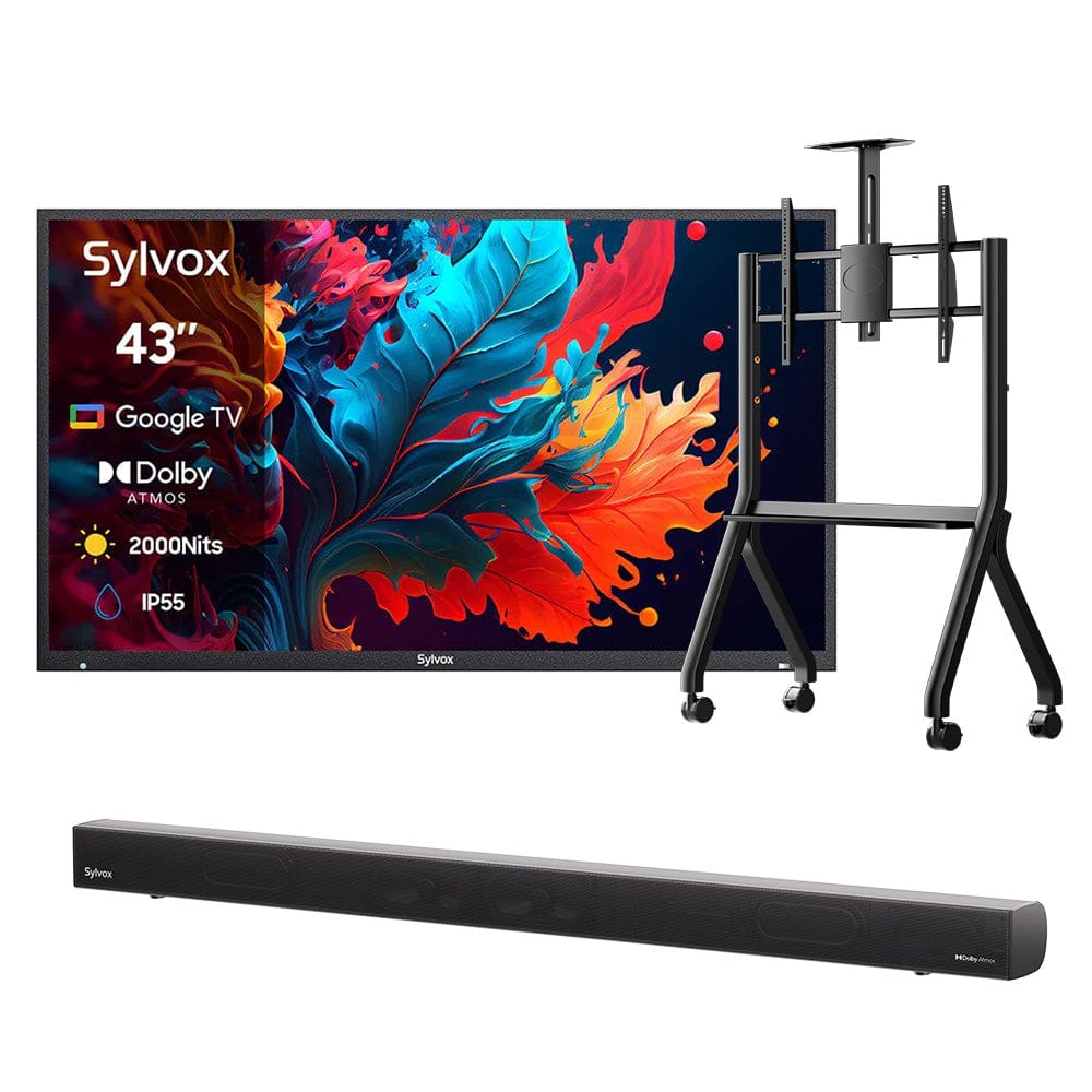 43" Premium QLED Google Outdoor TV - 2024 Pool Pro QLED 2.0 Series(NEW)