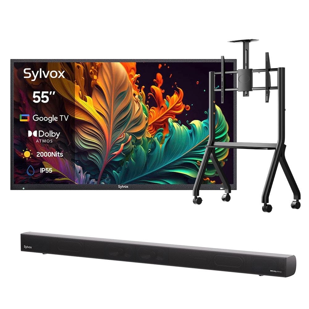 55" Premium QLED Google Outdoor TV - 2024 Pool Pro QLED 2.0 Series(NEW)