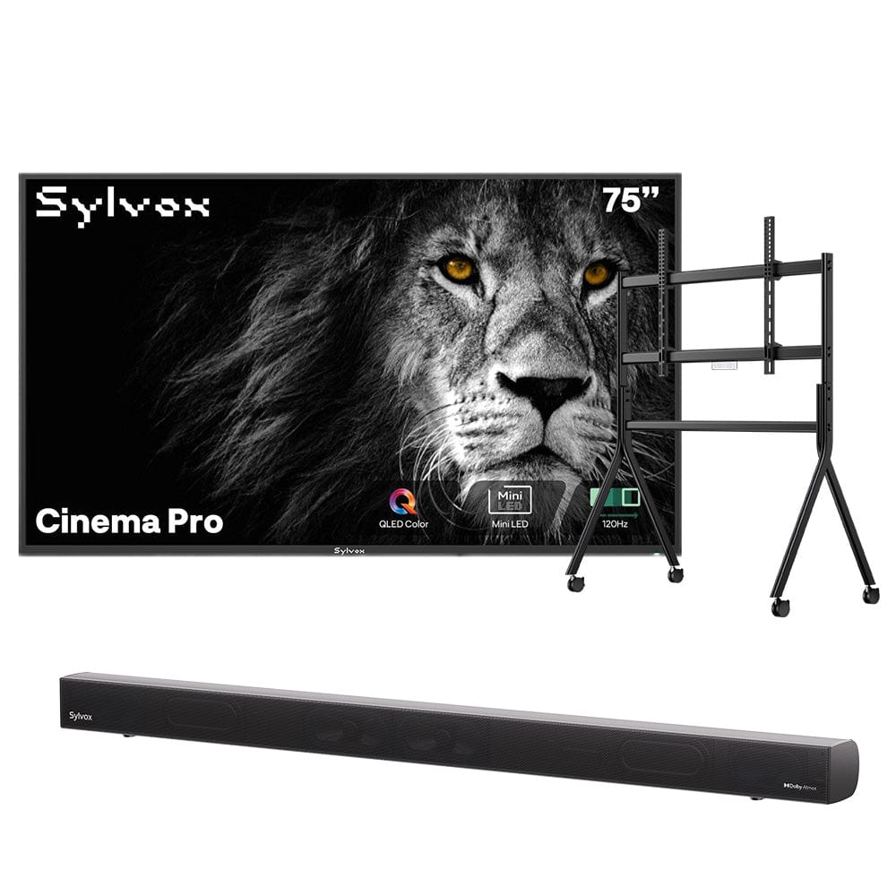 Sylvox Cinema Pro 75" Helio QLED 120HZ Outdoor TV(3500Nits)-2025 Model