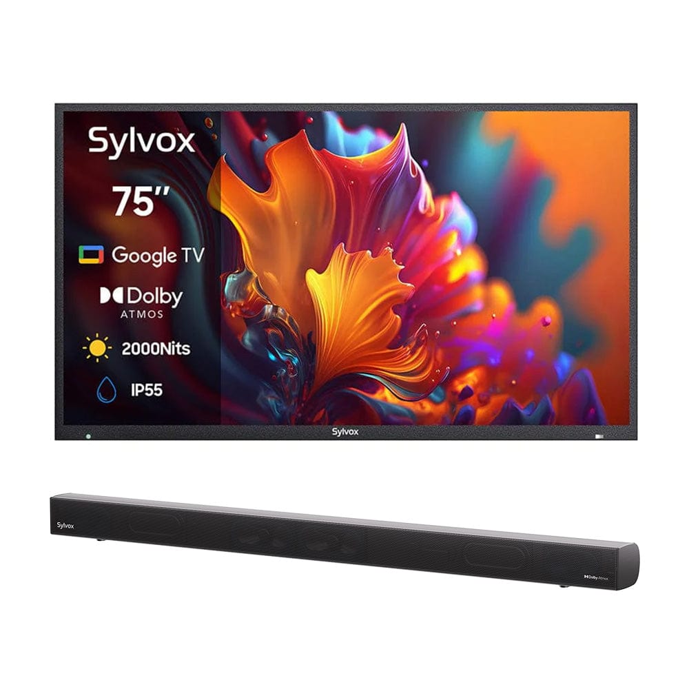 75" Premium QLED Google Outdoor TV - 2024 Pool Pro QLED 2.0 Series(NEW)