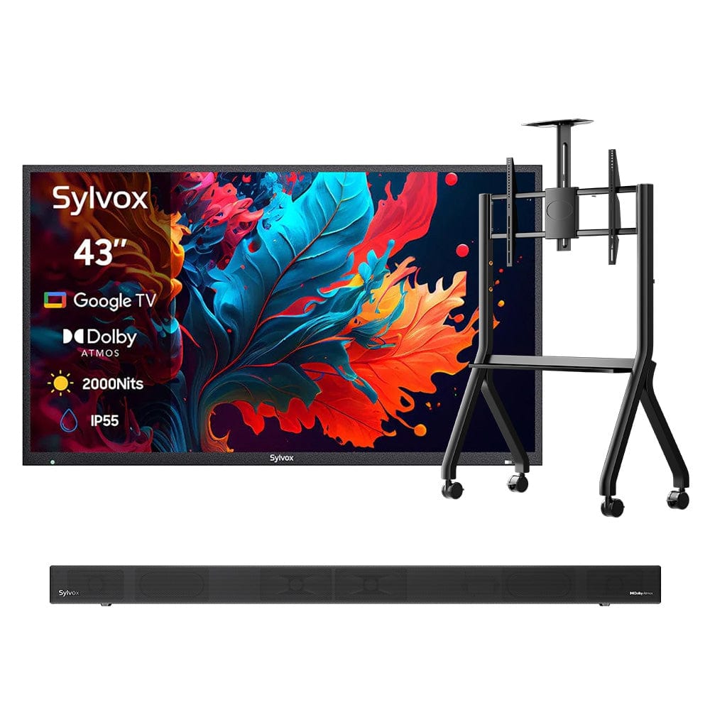 43" Premium QLED Google Outdoor TV - 2024 Pool Pro QLED 2.0 Series(NEW)