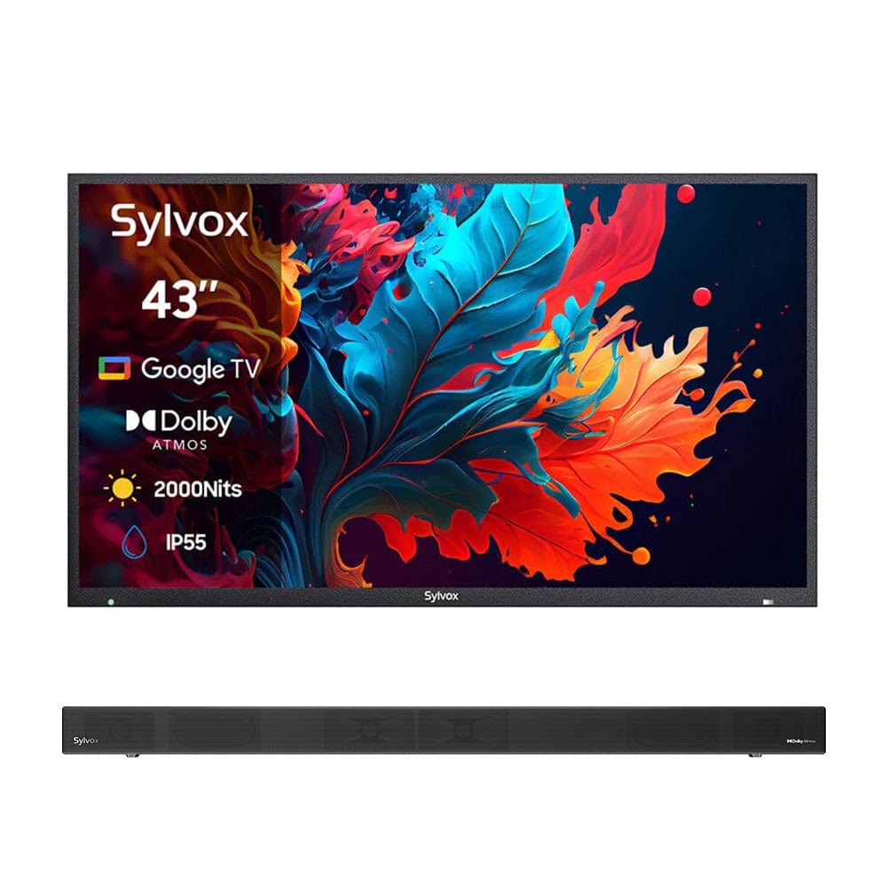 43" Premium QLED Google Outdoor TV - 2024 Pool Pro QLED 2.0 Series(NEW)
