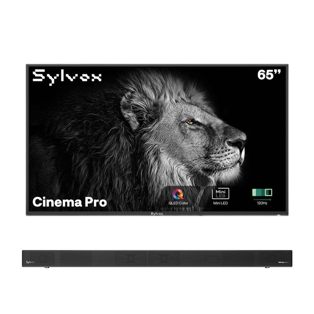 Sylvox Cinema Pro 65" Helio QLED 120HZ Outdoor TV(3500Nits)-2025 Model