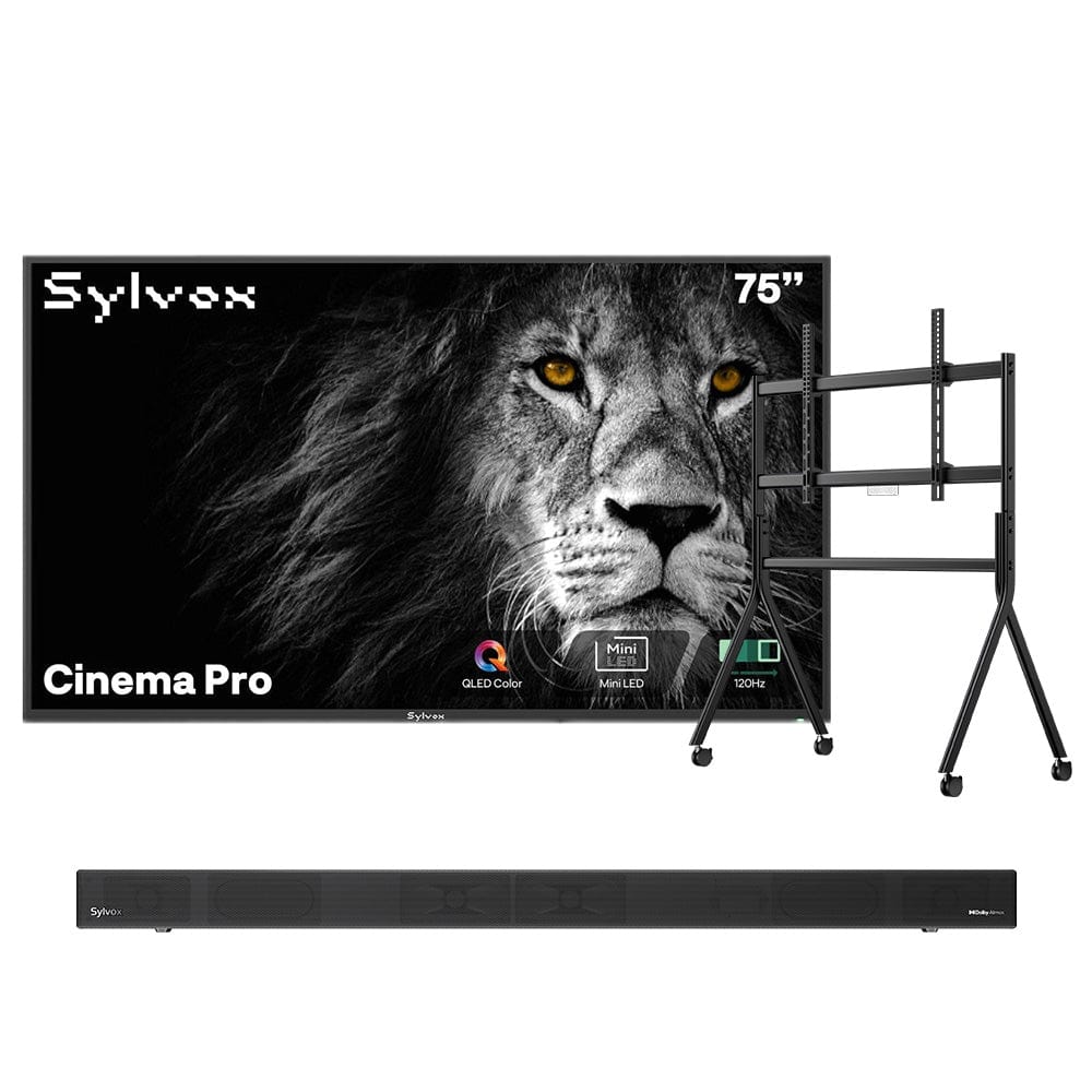 Sylvox Cinema Pro 75" Helio QLED 120HZ Outdoor TV(3500Nits)-2025 Model