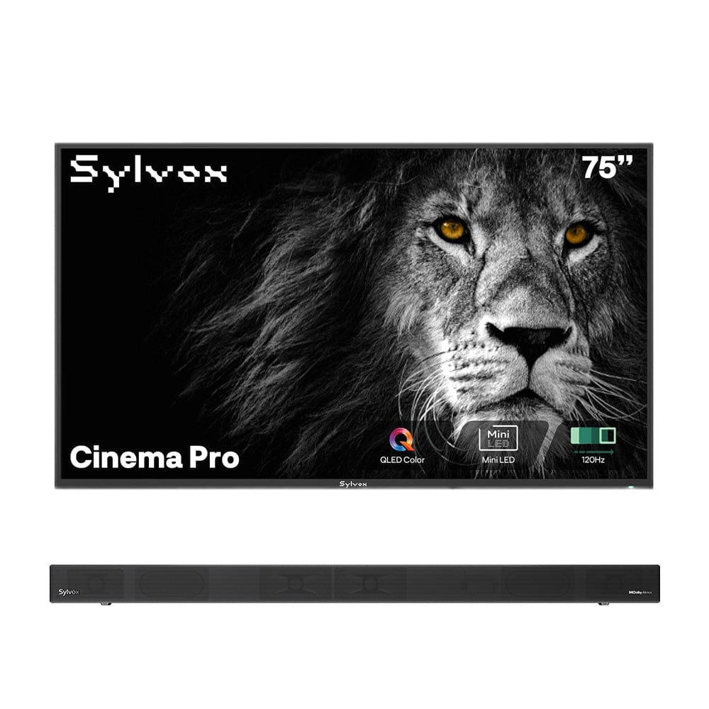 Sylvox Cinema Pro 75" Helio QLED 120HZ Outdoor TV(3500Nits)-2025 Model