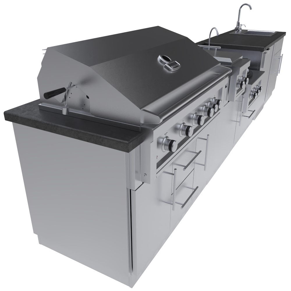 Sunstone Grills HILL COUNTRY 13 Foot 6 Inch Island Package | SCPHILLCOUNTRY