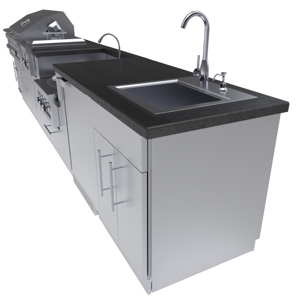 Sunstone Grills HILL COUNTRY 13 Foot 6 Inch Island Package | SCPHILLCOUNTRY