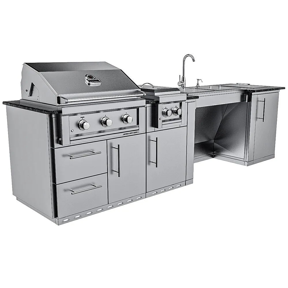 Sunstone Grills THE SUMMIT 10FT ADA-Compliant Cabinet Island Package – SCPSUMMIT10