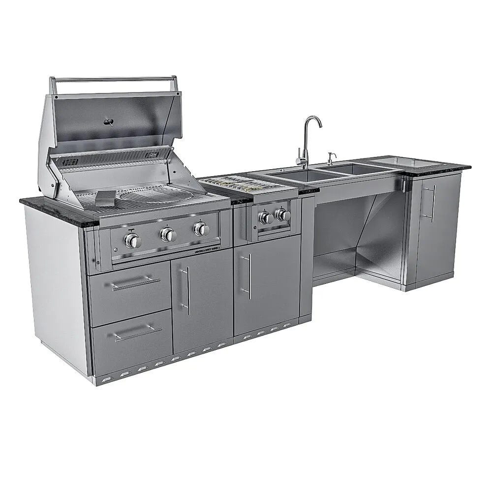 Sunstone Grills THE SUMMIT 10FT ADA-Compliant Cabinet Island Package – SCPSUMMIT10