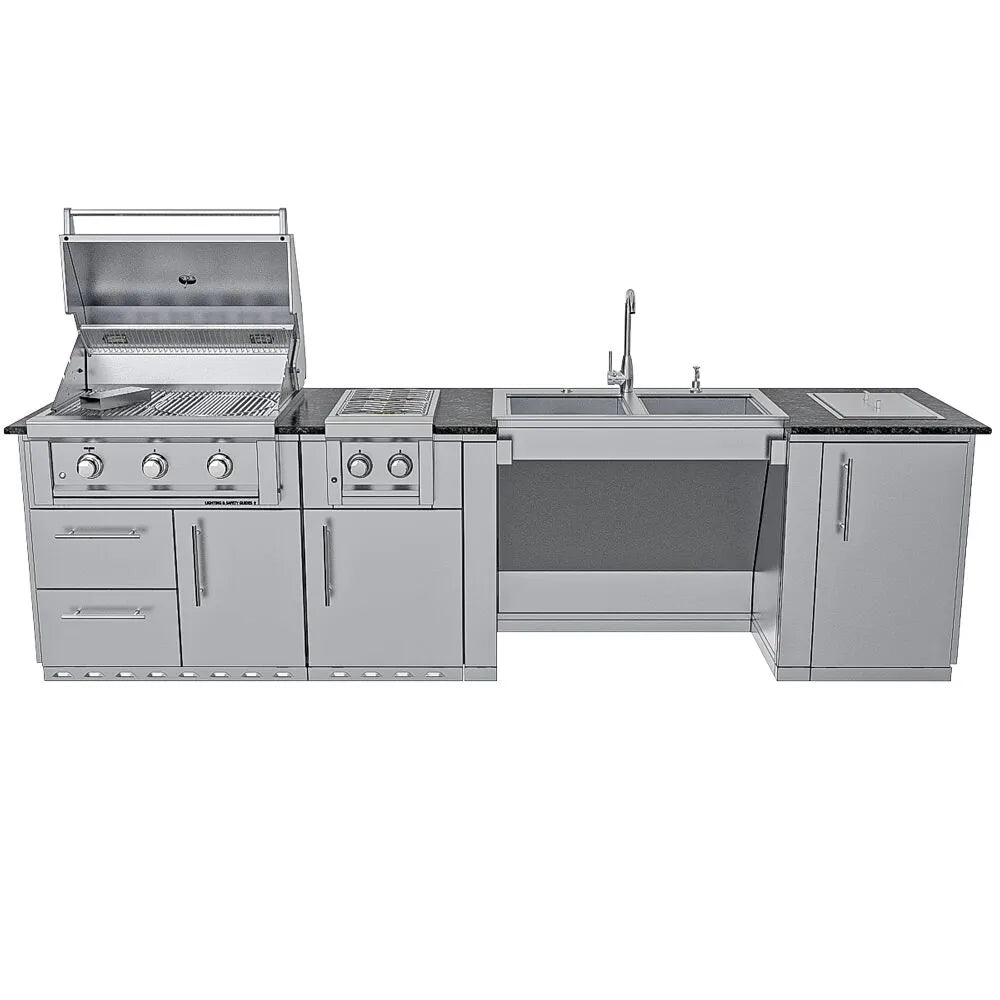 Sunstone Grills THE SUMMIT 10FT ADA-Compliant Cabinet Island Package – SCPSUMMIT10