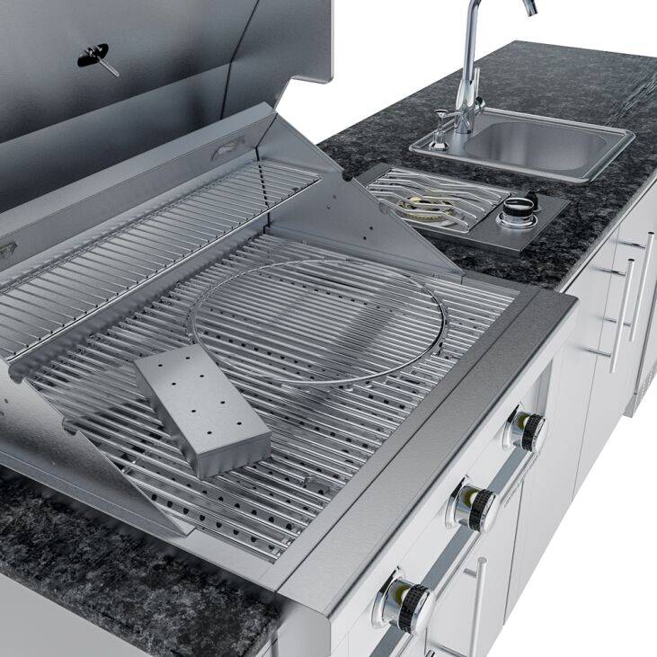 Sunstone Grills THE BAYOU 8 Foot 6 Inches Cabinet Island Package – SCPBAYOU8.6