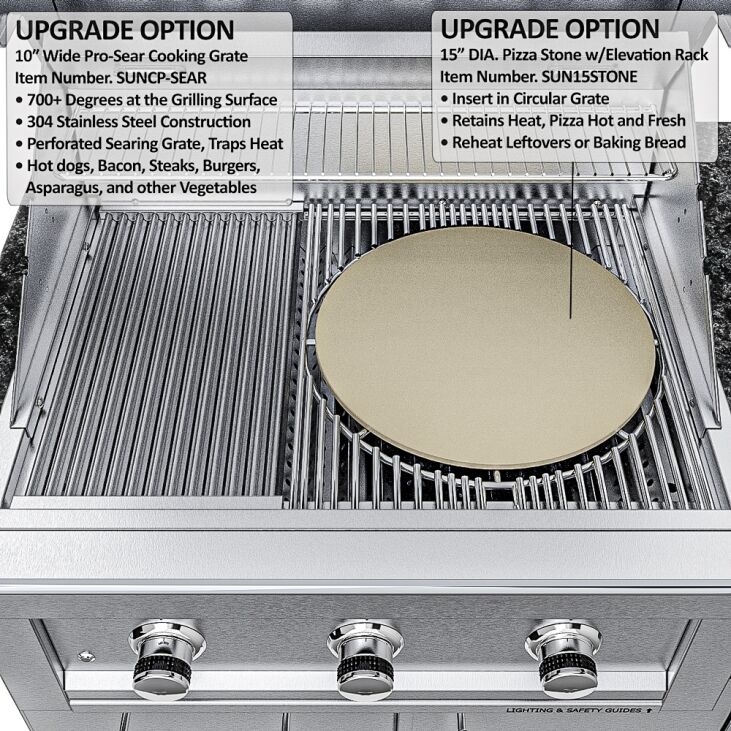 Sunstone Grills THE BAYOU 8 Foot 6 Inches Cabinet Island Package – SCPBAYOU8.6