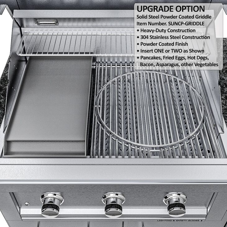 Sunstone Grills THE BAYOU 8 Foot 6 Inches Cabinet Island Package – SCPBAYOU8.6