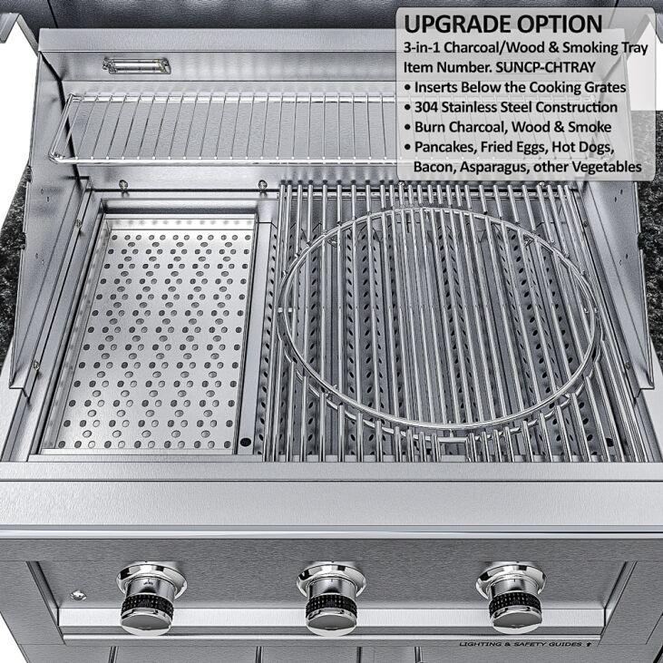 Sunstone Grills THE BAYOU 8 Foot 6 Inches Cabinet Island Package – SCPBAYOU8.6