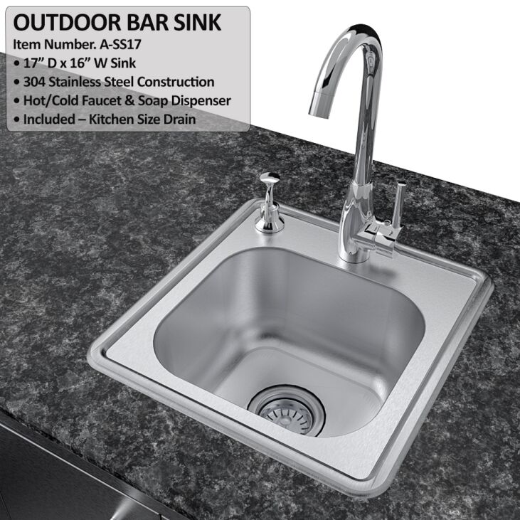 Sunstone Grills THE BAYOU 8 Foot 6 Inches Cabinet Island Package – SCPBAYOU8.6
