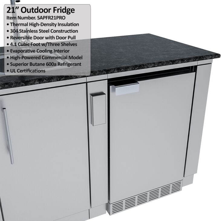 Sunstone Grills THE BAYOU 8 Foot 6 Inches Cabinet Island Package – SCPBAYOU8.6