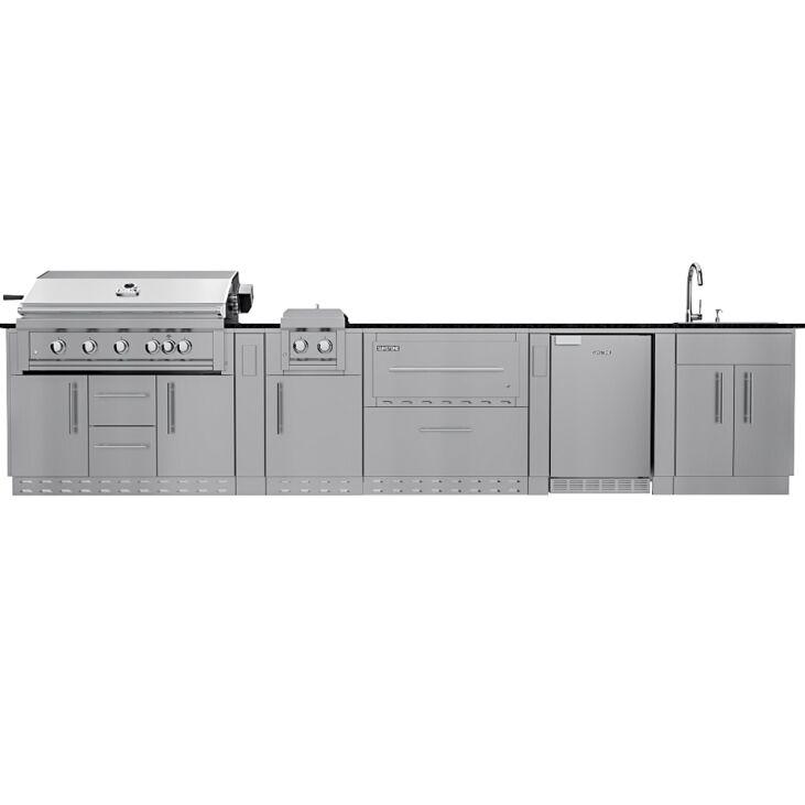 Sunstone Grills THE FRENCH QUARTER 13 Foot 7 Inch Large Expansive Island Package – SCP_FRENCHQUARTER13.7