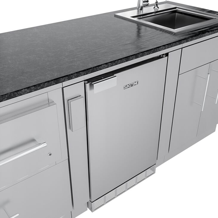 Sunstone Grills THE FRENCH QUARTER 13 Foot 7 Inch Large Expansive Island Package – SCP_FRENCHQUARTER13.7