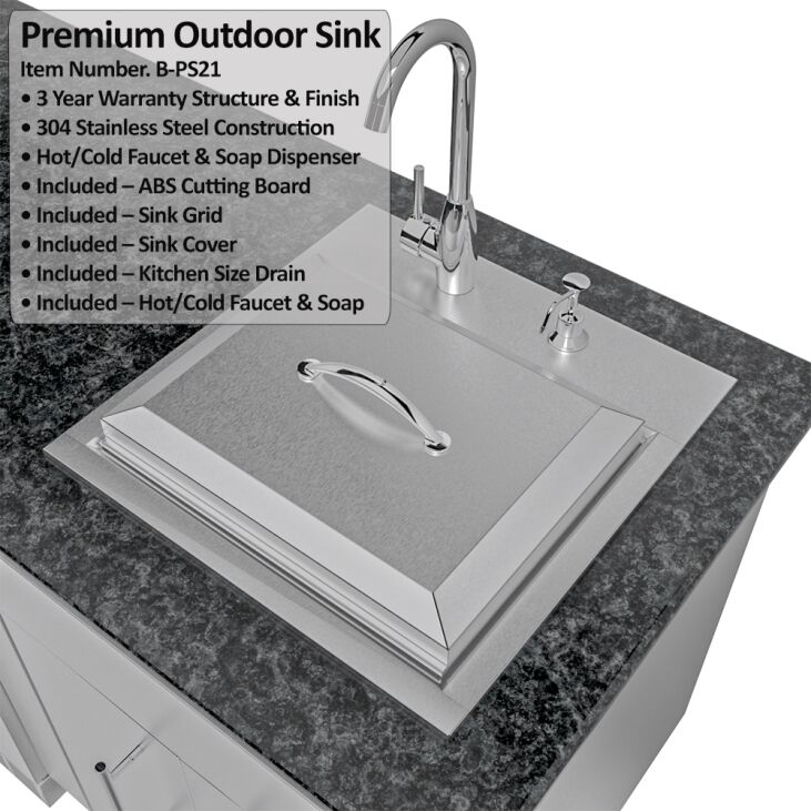 Sunstone Grills THE FRENCH QUARTER 13 Foot 7 Inch Large Expansive Island Package – SCP_FRENCHQUARTER13.7